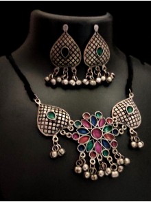 Oxidised Jewelry Set